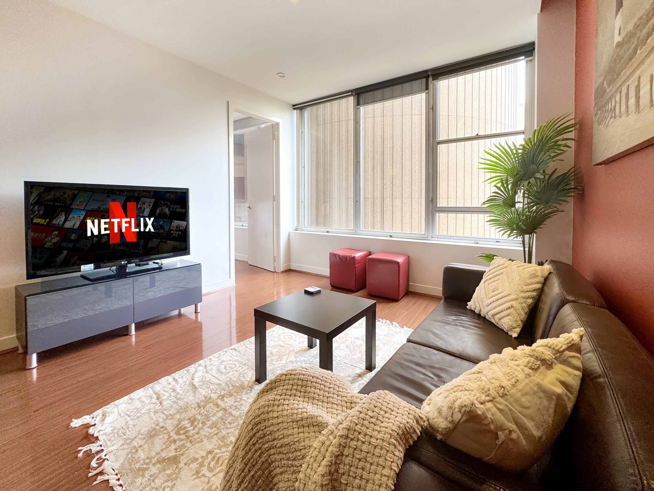 Lounge room with a TV